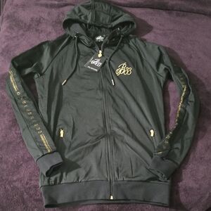 Bee Inspired Black and Gold Men's Lightweight Jacket
